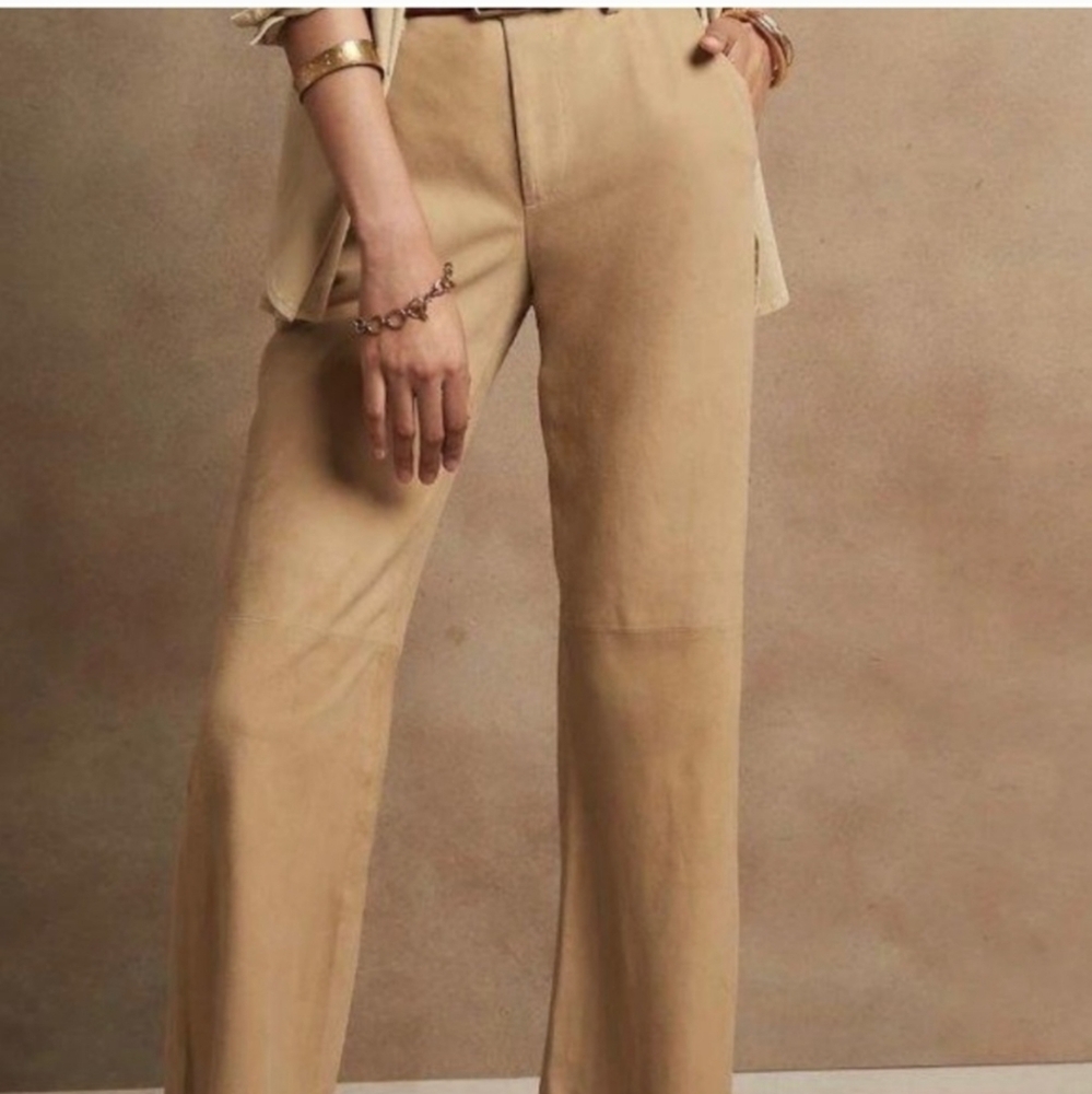BNWT Banana republic real suede pants